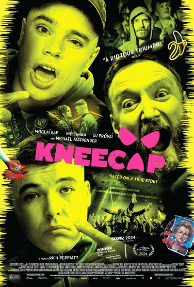 Plakat wydarzenia: Kneecap. Hip-hopowa rewolucja 